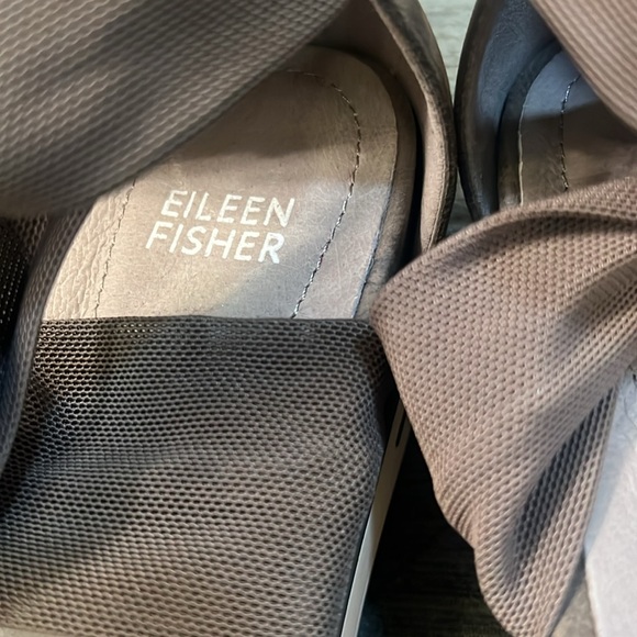 Eileen Fisher Zanya Mesh Gray Sneaker Sandal - Picture 9 of 11